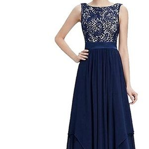 Navy formal gown